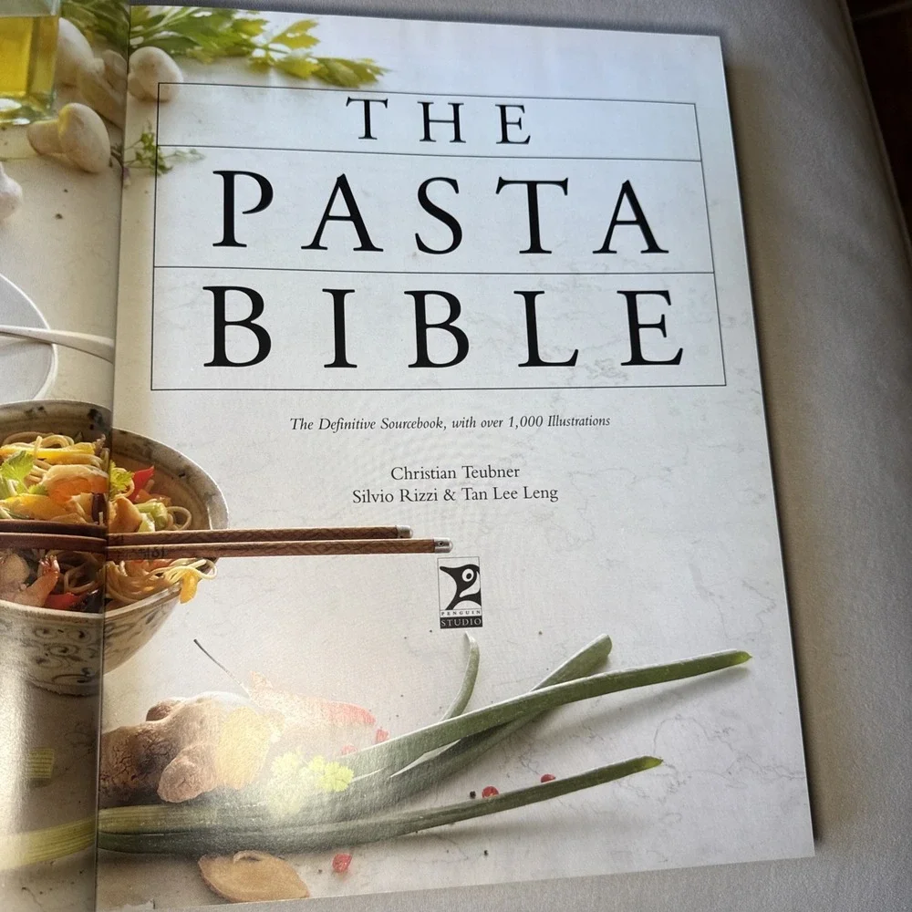 The Pasta Bible - Hardcover By Rizzi, Silvio - GOOD Home Cooking Italian Recipe